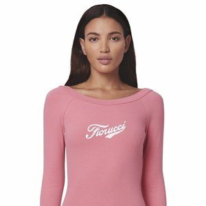 NWT Fiorucci Pink Longsleeve Bodysuit